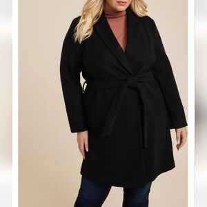 Maurices Classic Black Trench Coat